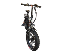 Carica l&#39;immagine nel visualizzatore di Gallery, Fat Bike Lem Telaio Dritto E-Bike Orlando Comfort  -Nera e Arancione-
