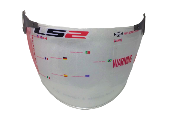 Accessorio Visiera Lunga Fumè Scuro LS2 Casco Jet Visiera Rocket 2