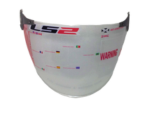 Carica l&#39;immagine nel visualizzatore di Gallery, Accessorio Visiera Lunga Fumè Scuro LS2 Casco Jet Visiera Rocket 2