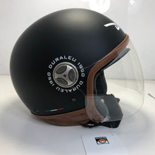 Carica l&#39;immagine nel visualizzatore di Gallery, * Duraleu Easy 2.1 - Nero Opaco -Casco Jet Visiera Vintage