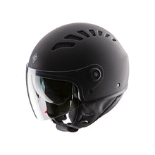 Carica l&#39;immagine nel visualizzatore di Gallery, Casco Demi-Jet Doppia VisieraTucano Urbano EL TOP Grigio Carbone Opaco 1230-78 *