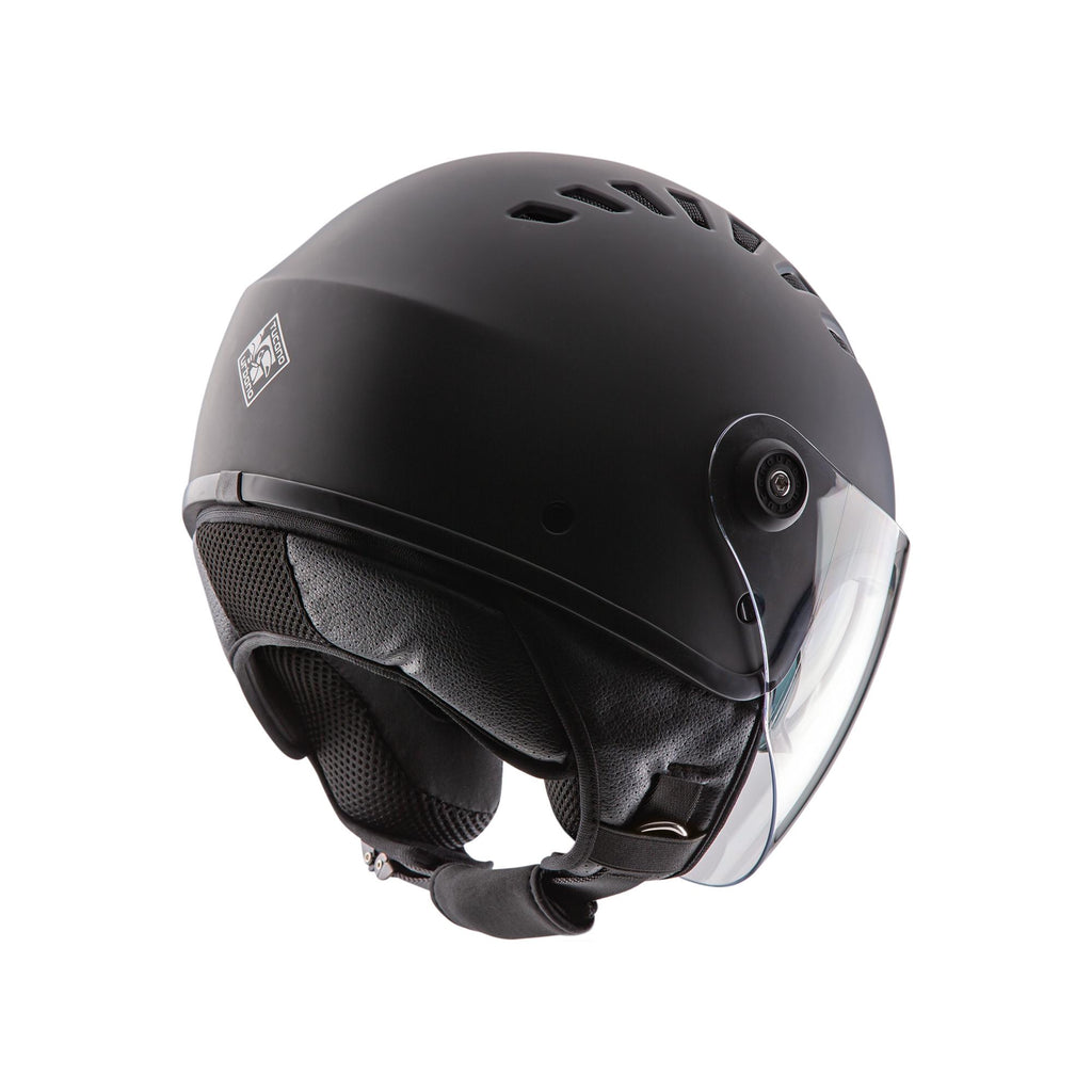 Casco Demi-Jet Doppia VisieraTucano Urbano EL TOP Grigio Carbone Opaco 1230-78 *