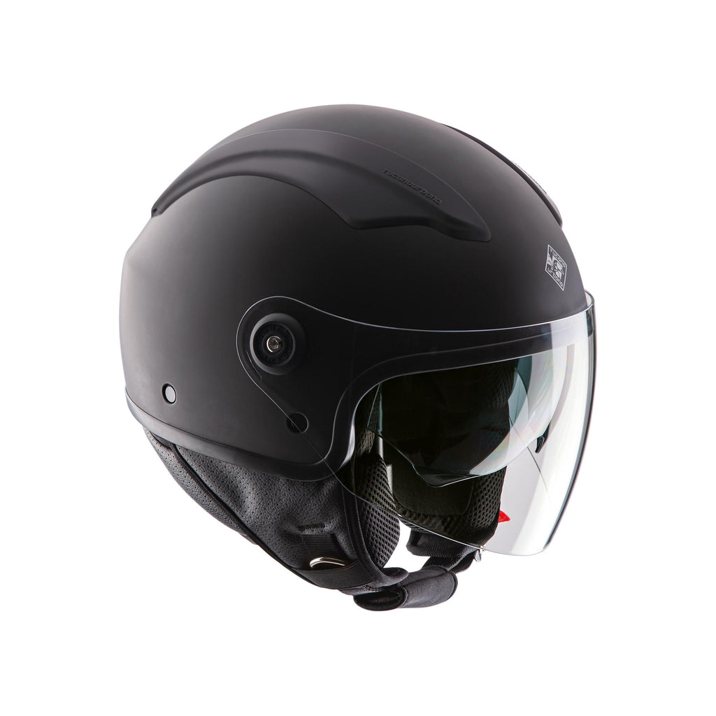 Casco Demi-Jet Doppia VisieraTucano Urbano EL TOP Grigio Carbone Opaco 1230-78 *