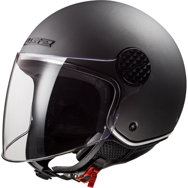 LS2 Sphere Lux Matt Titanium Casco Jet Visiera - OF558 *