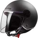 LS2 Sphere Lux Matt Titanium Casco Jet Visiera - OF558 *