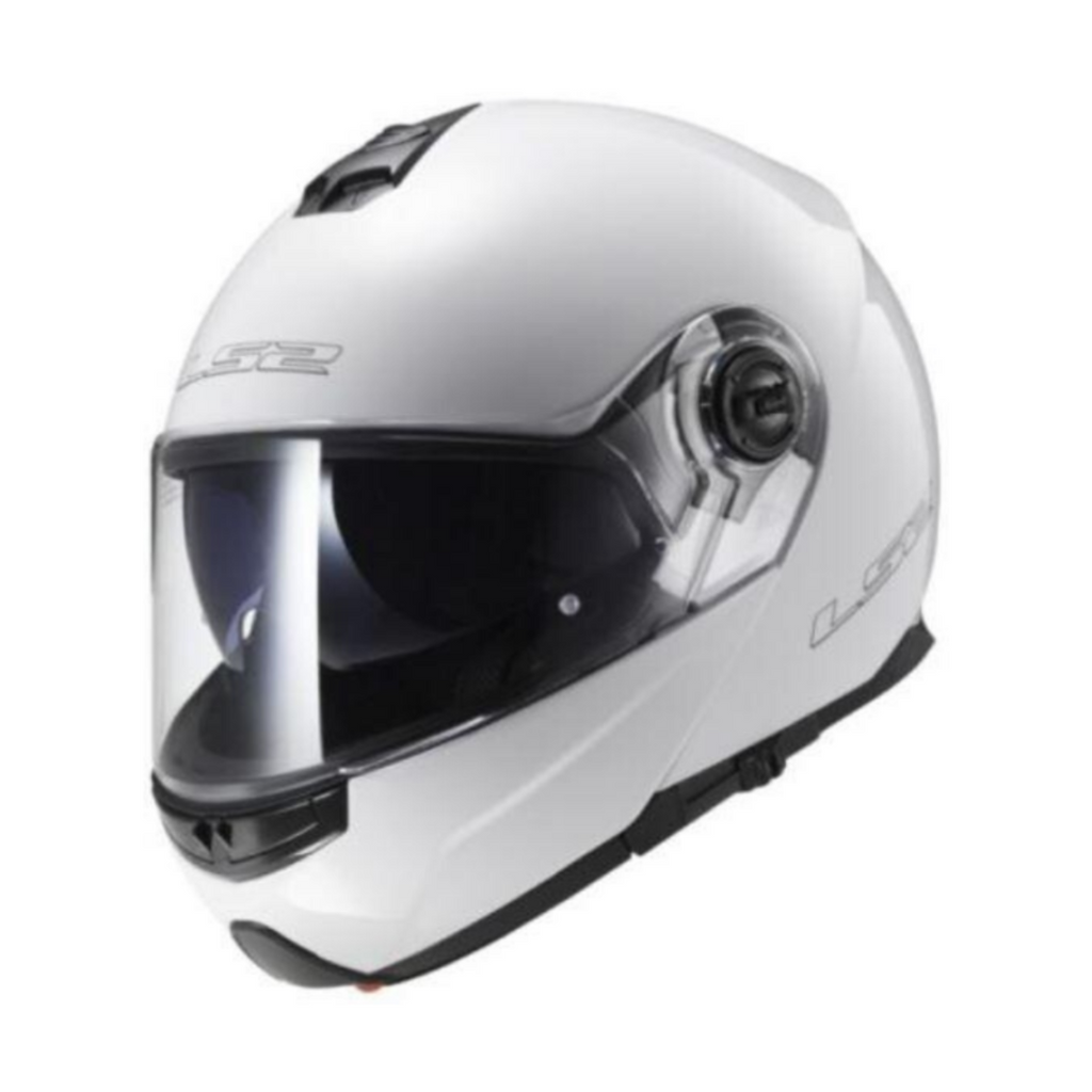 Casco Modulare Apribile LS2 Ride FF386 - Gloss White Bianco Lucido