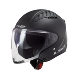 LS2 COPTER OF600 MATT BLACK SOLID
