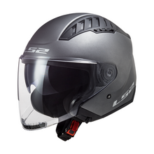 Carica l&#39;immagine nel visualizzatore di Gallery, LS2 COPTER OF600 MATT TITANIUM  SOLID