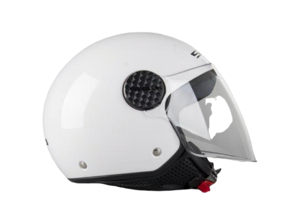LS2 Sphere Lux Gloss White - Casco Jet Visiera OF558 *
