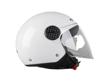 Carica l&#39;immagine nel visualizzatore di Gallery, LS2 Sphere Lux Gloss White - Casco Jet Visiera OF558 *
