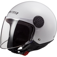 Carica l&#39;immagine nel visualizzatore di Gallery, LS2 Sphere Lux Gloss White - Casco Jet Visiera OF558 *