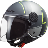 LS2 Sphere Lux Firm Matt Black Casco Jet Visiera - OF558 *
