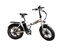 Carica l'immagine nel visualizzatore di Gallery, Fat Bike 250w 36v LEM Telaio Dritto E-Bike - Bianca -