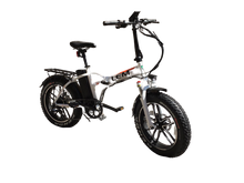 Carica l'immagine nel visualizzatore di Gallery, Fat Bike 250w 36v LEM Telaio Dritto E-Bike - Bianca -
