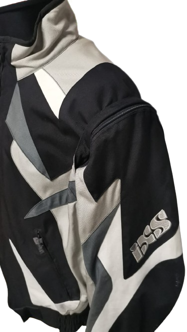 * GIACCA MOTO IXS CLASSIC MOTO GRIGIO NERO XL