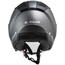 Carica l&#39;immagine nel visualizzatore di Gallery, LS2 COPTER OF600 MATT TITANIUM  SOLID